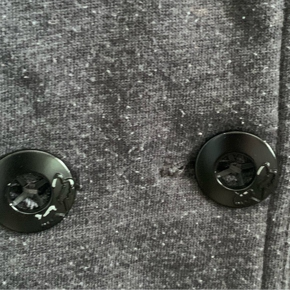 5for20 FOX gray button down coat - Picture 8 of 14